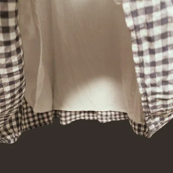 Abercrombie & Fitch Women's Babydoll Peplum Smocked Blouse - Picture 9 of 9